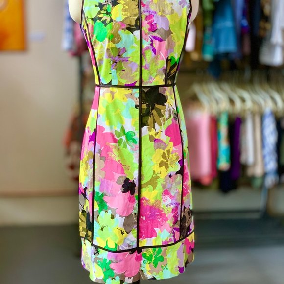 Calvin Klein Multicolored S/L Sheath Dress - Picture 3 of 6